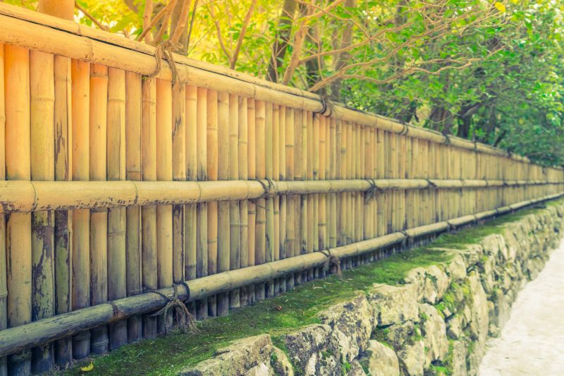 Natural Bamboo Privacy Screen